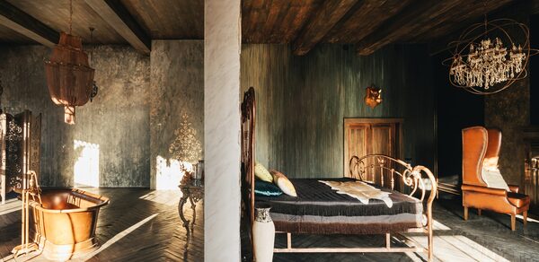 Полигон. Апартаменты  Лофт-апартаменты с камином