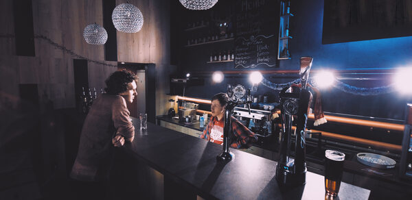 Лофт-бар в тихом московском дворе