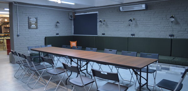 Двойной лофт с барной стойкой