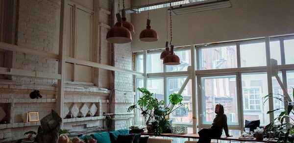 Двухъярусное лофт-пространство