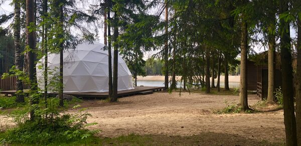 Шатер с видом на каньон