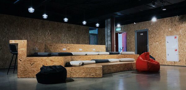 Work’n’Soda Пространство внутри коворкинга на Сухаревской