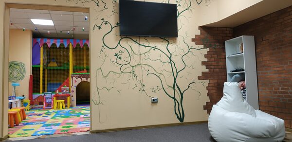 Лофт с детской игровой зоной