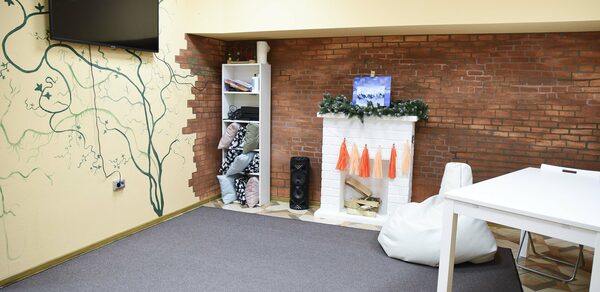 Лофт с детской игровой зоной