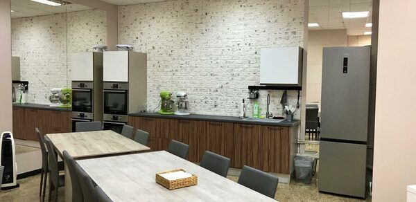 Светлая лофт-студия с кухней