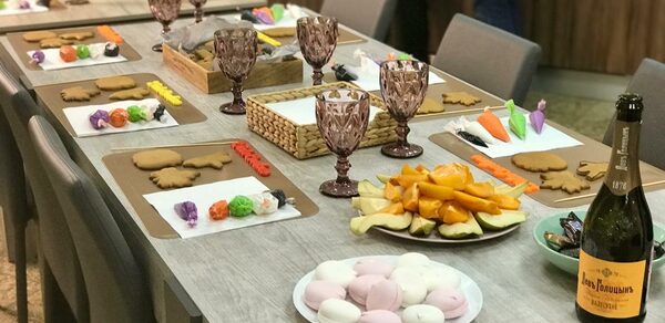 Светлая лофт-студия с кухней