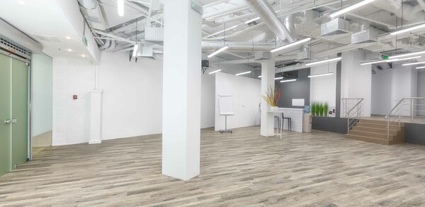 Стильный лофт в светлых тонах