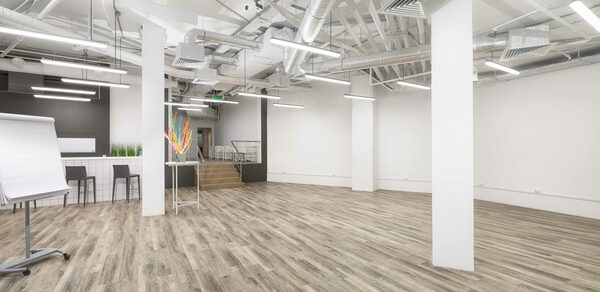 Стильный лофт в светлых тонах