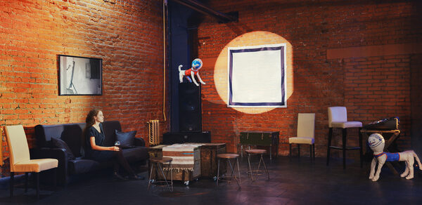 Оборудованный лофт со сценой