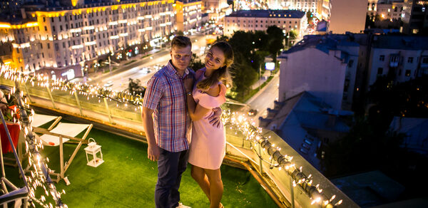 Крыша с видами на достопримечательности