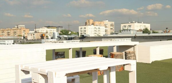 Крыша на севере Москвы