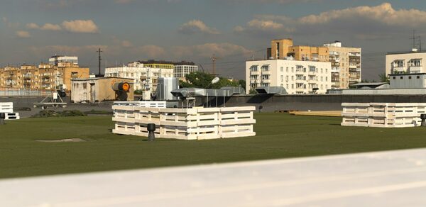 Крыша на севере Москвы