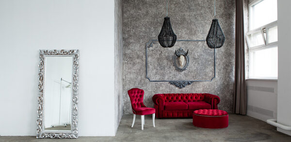 Светлое помещение в стиле лофт