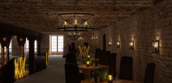 Campus Loft. Двухуровневый лофт в старинном здании