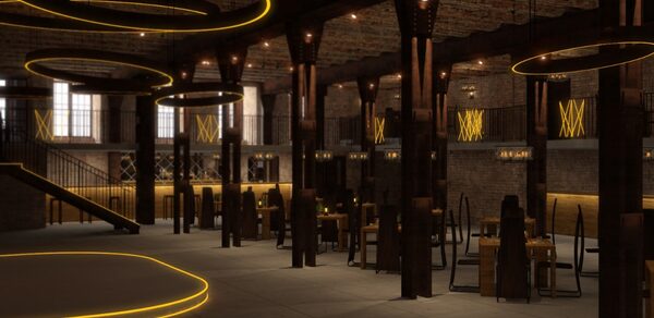 Campus Loft. Двухуровневый лофт в старинном здании