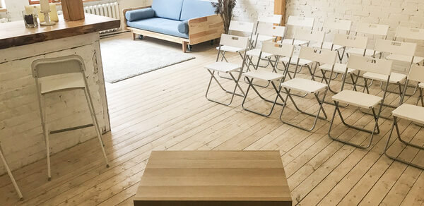 Come In Loft (Кам Ин Лофт). Белый лофт в скандинавском стиле