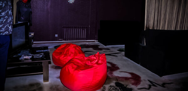 Лофт с пуфиками на севере