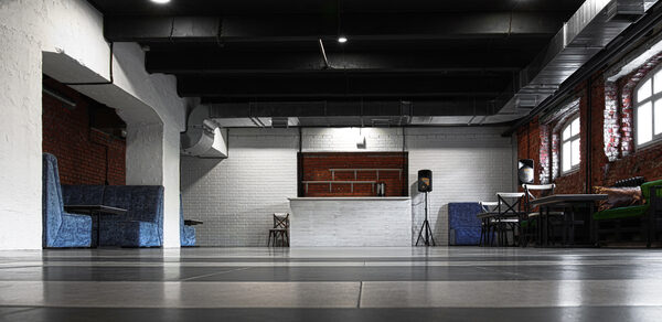 Бизнес-центр Новослободский Лофт с кирпичными стенами