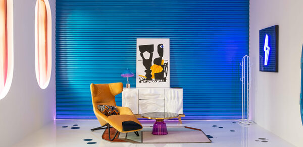 Vanguard Studio. Яркий лофт с неоновой подсветкой