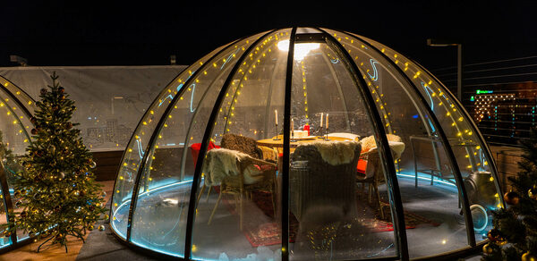 Igloobar. Иглу на крыше