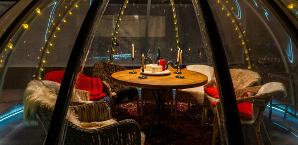 Igloobar. Иглу на крыше