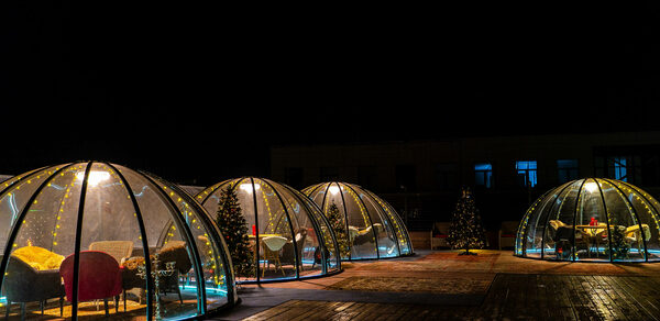 Igloobar. Иглу на крыше