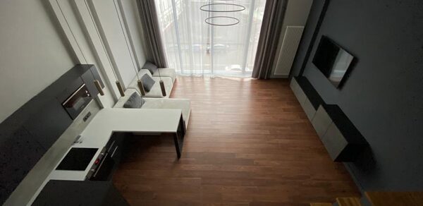 IQ апартаменты Двухуровневый лофт с панорамными окнами