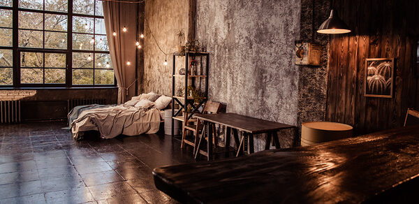 Mirseliz. Лофт с панорамным окном во всю стену