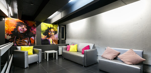 Loft in Novosibirsk with the full effect of a nightclub