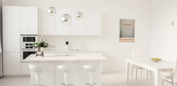 Mirseliz Белый лофт в стиле минимализм