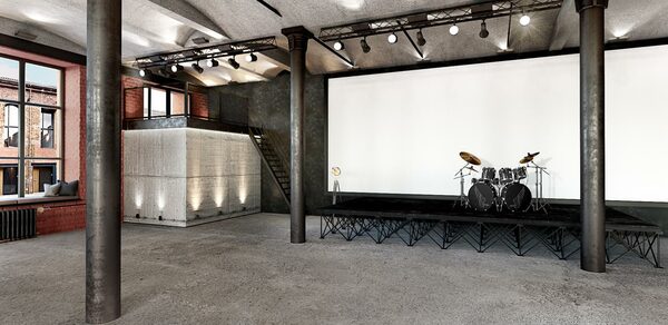 Ryabov Loft. Просторный арт-лофт