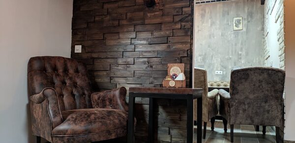 Loft with VIP hall and steampunk surroundings