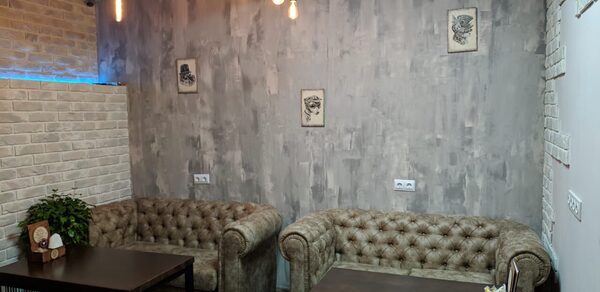 Loft with VIP hall and steampunk surroundings