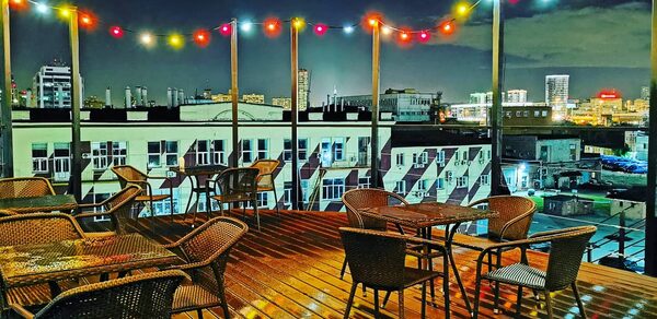 Панорамная видовая крыша на башне