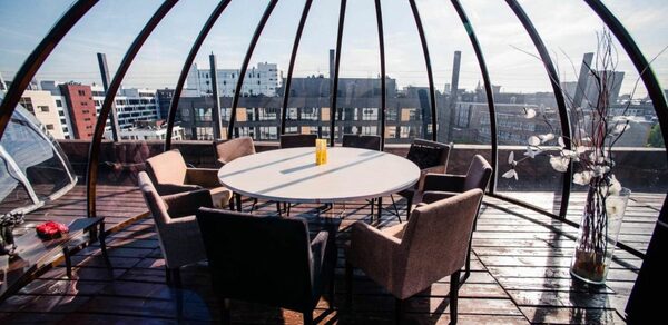 IglooBar. Маленький шатер на крыше в центре Москвы №8