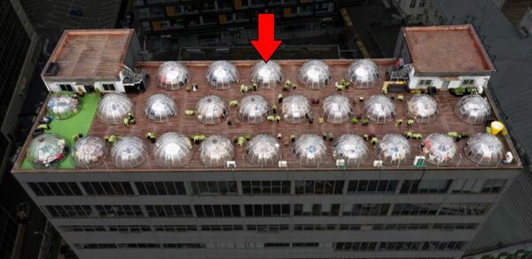 IglooBar. Маленький шатер на крыше в центре Москвы №8