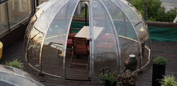 IglooBar. Маленький шатер на крыше в центре Москвы №13