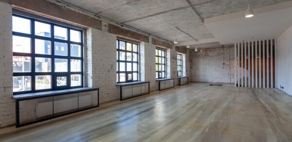 Loft in white brick