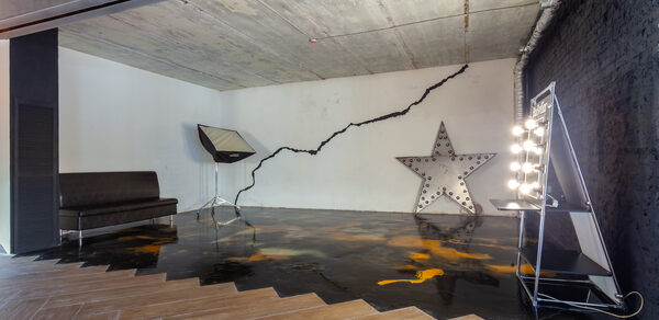 Лофт с белоснежными арками