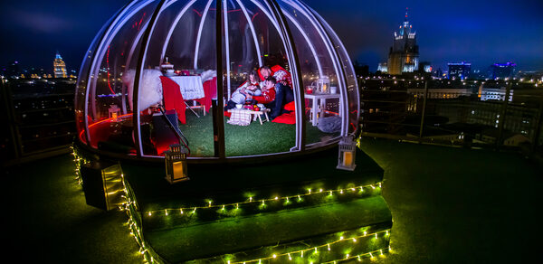 One love Крыша в центре Москвы, Арбат