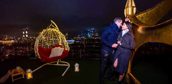 One love Крыша в центре Москвы, Арбат