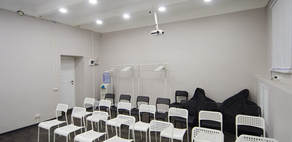 Bright room for master classes and lectures