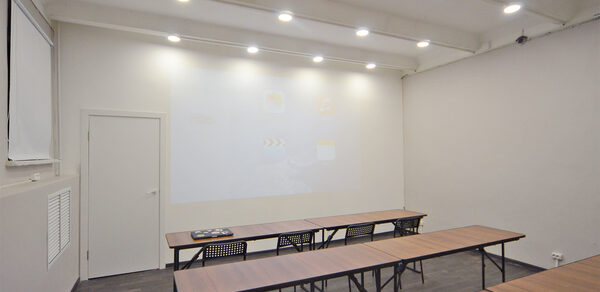 Bright room for master classes and lectures
