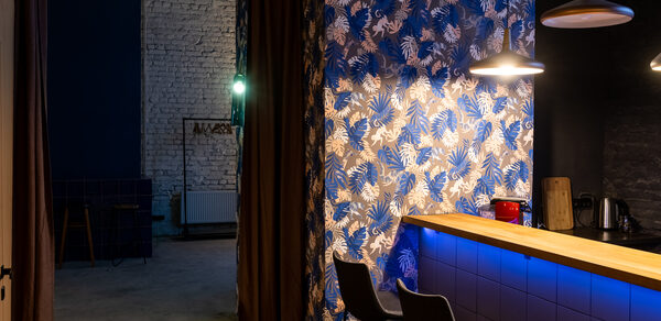 Дизайнерский лофт с высокими потолками