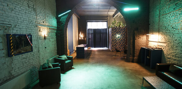 Дизайнерский лофт с высокими потолками