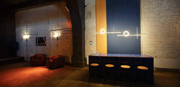 Дизайнерский лофт с высокими потолками