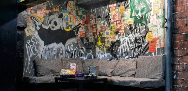 Лофт с атмосферой андеграунда