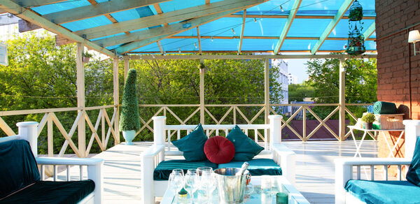 Медный премиальный лофт с летней верандой