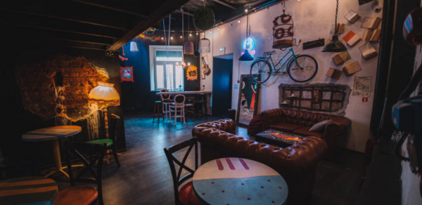 Лофт в стиле арт-паба 