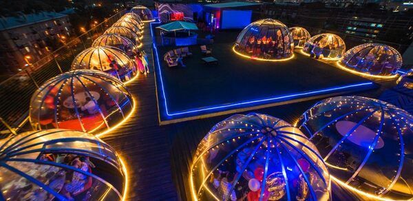 Iglooloft. Прозрачный купол